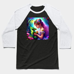 Fairy & Dragon (Friends) Baseball T-Shirt